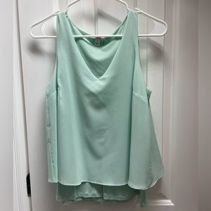 Mint blousy tank from Bar III
